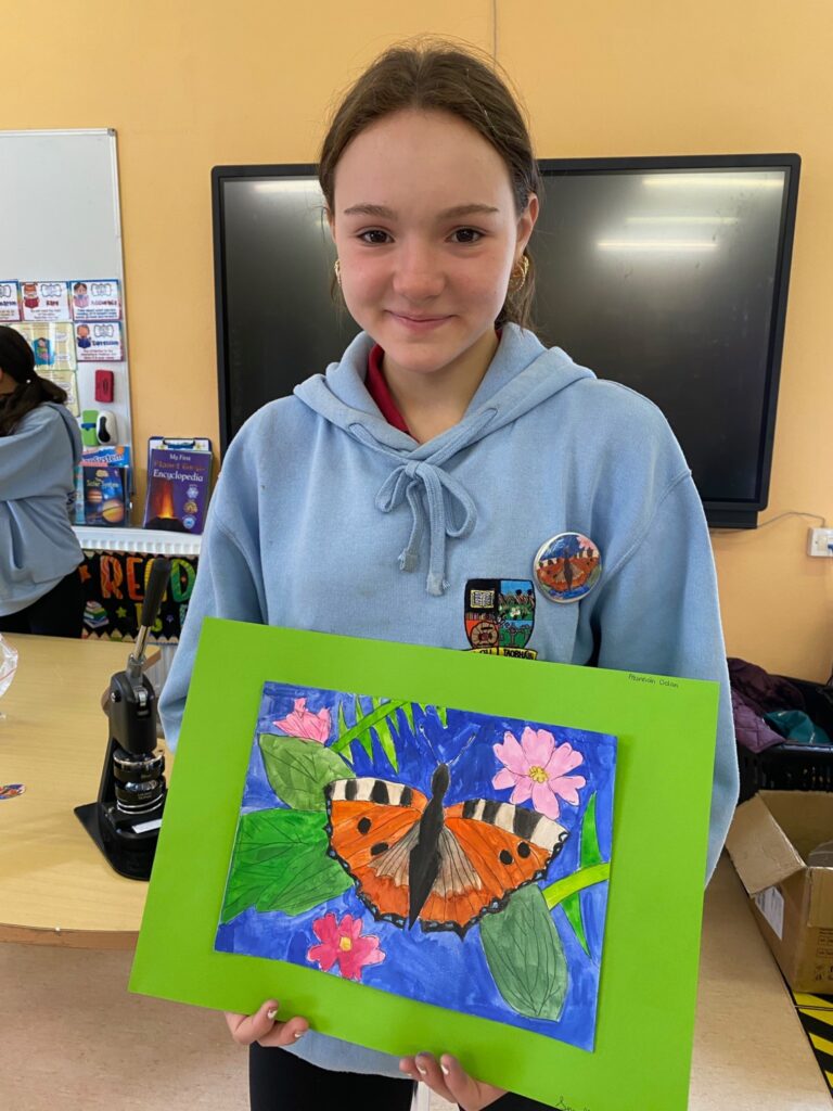 Alannah on her last day of primary school