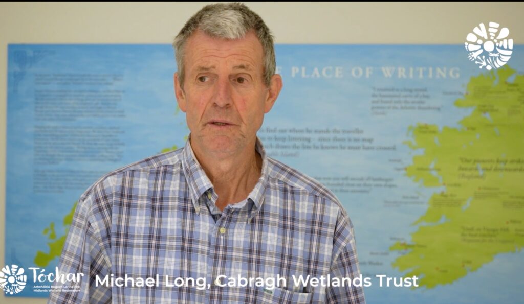 Photograph of a man called Fr MIchael Long from the Cabragh Wetlands Trust, Co Tipperary