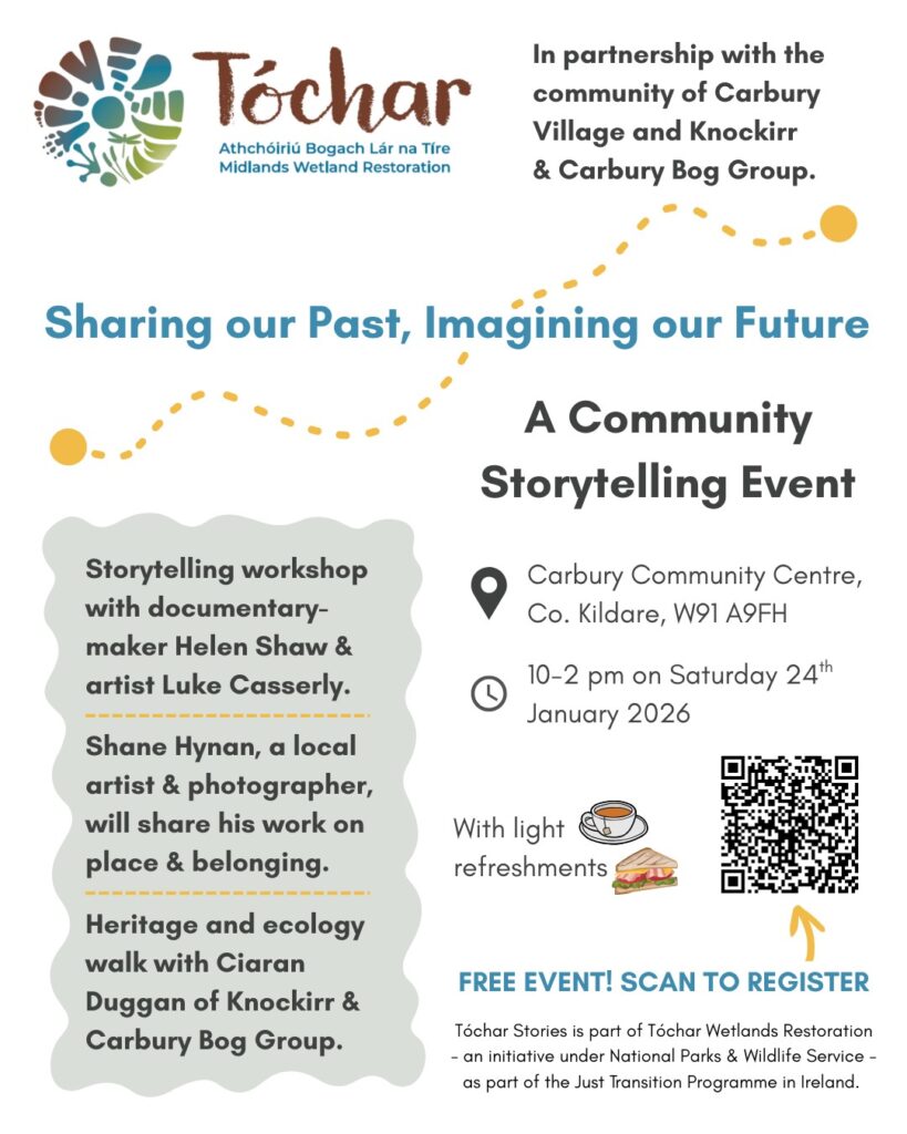 Poster outlining details of the Carbury event on January 24, 2026