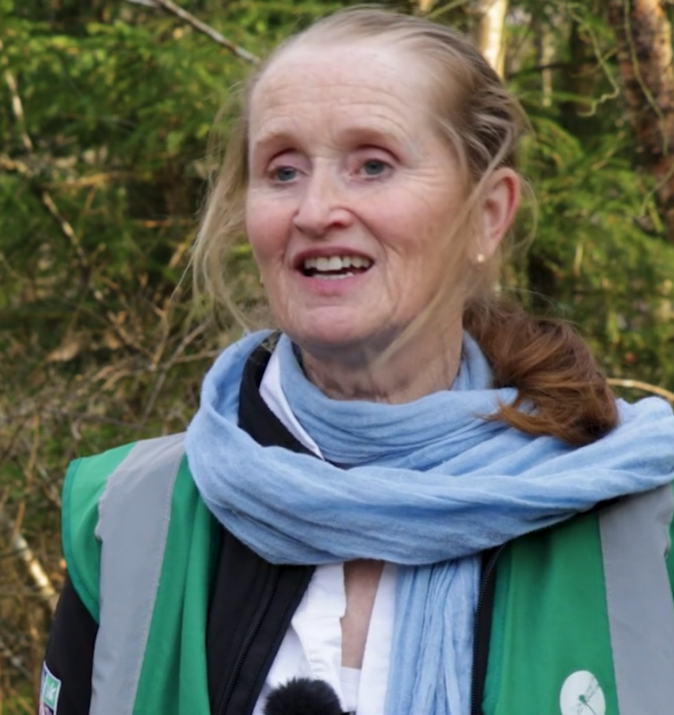 Photograph of Fiona Dunne, Chair, Abbeyleix Bog Project ( Credit Stephen Crilly).