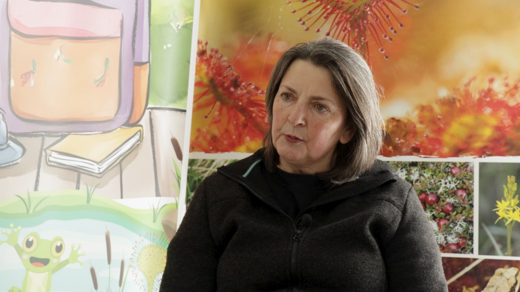 Photograph of: Marie Gilmore, Guide, Galway’s Living Bog (credit Stephen Crilly)