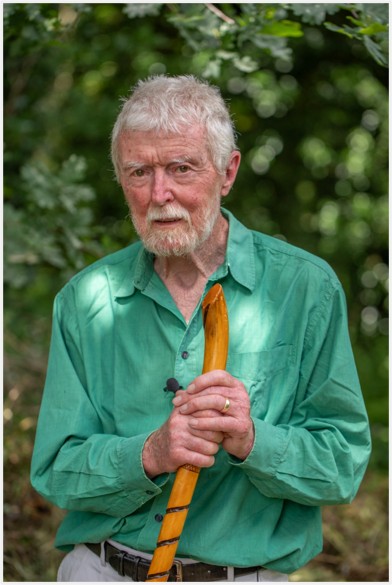 Photograph of County Offaly writer and geographer John Feehan (photo Tina Claffey)